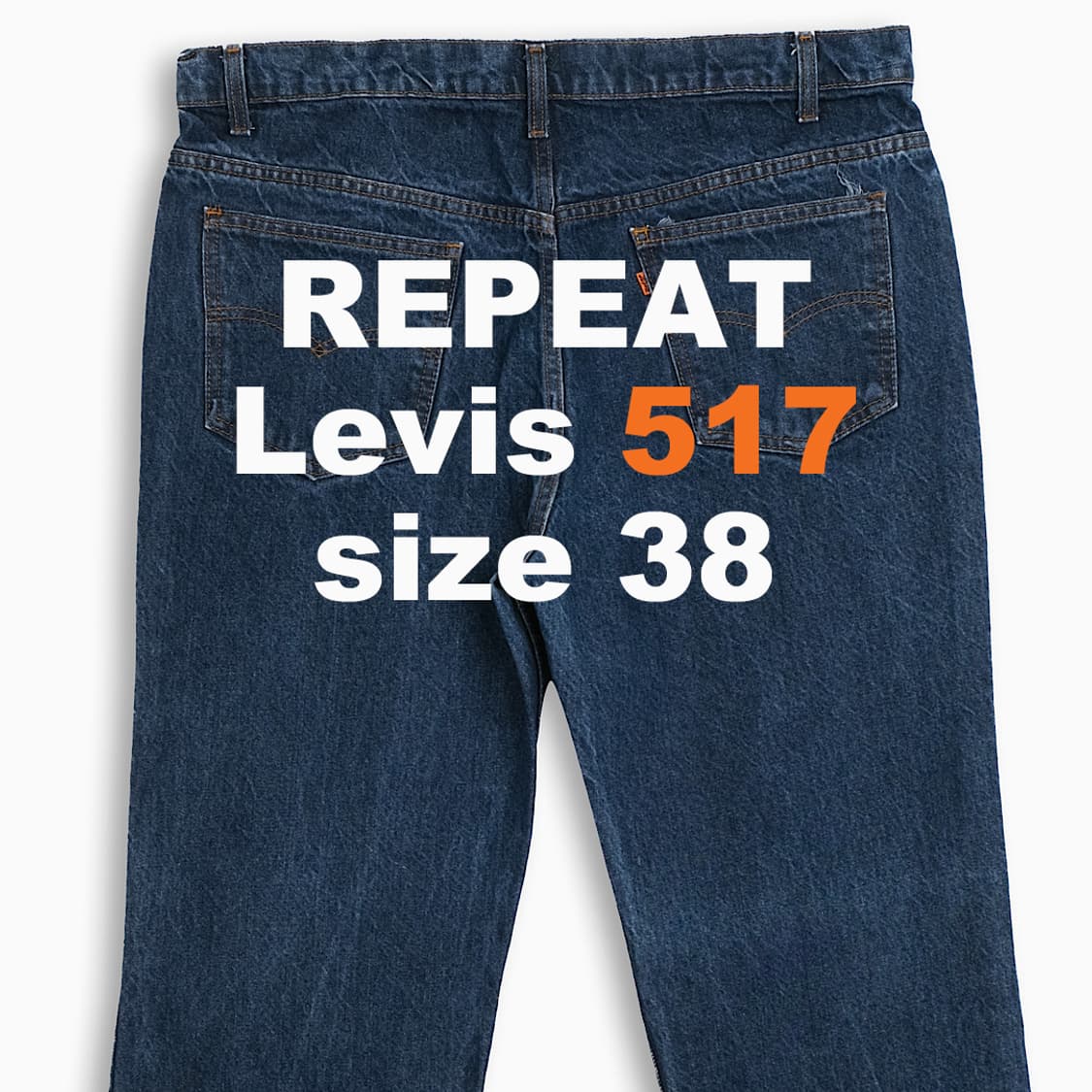 리바이스 517 오렌지탭 진청 80s USA 38인치 OR5174047 상품이미지1