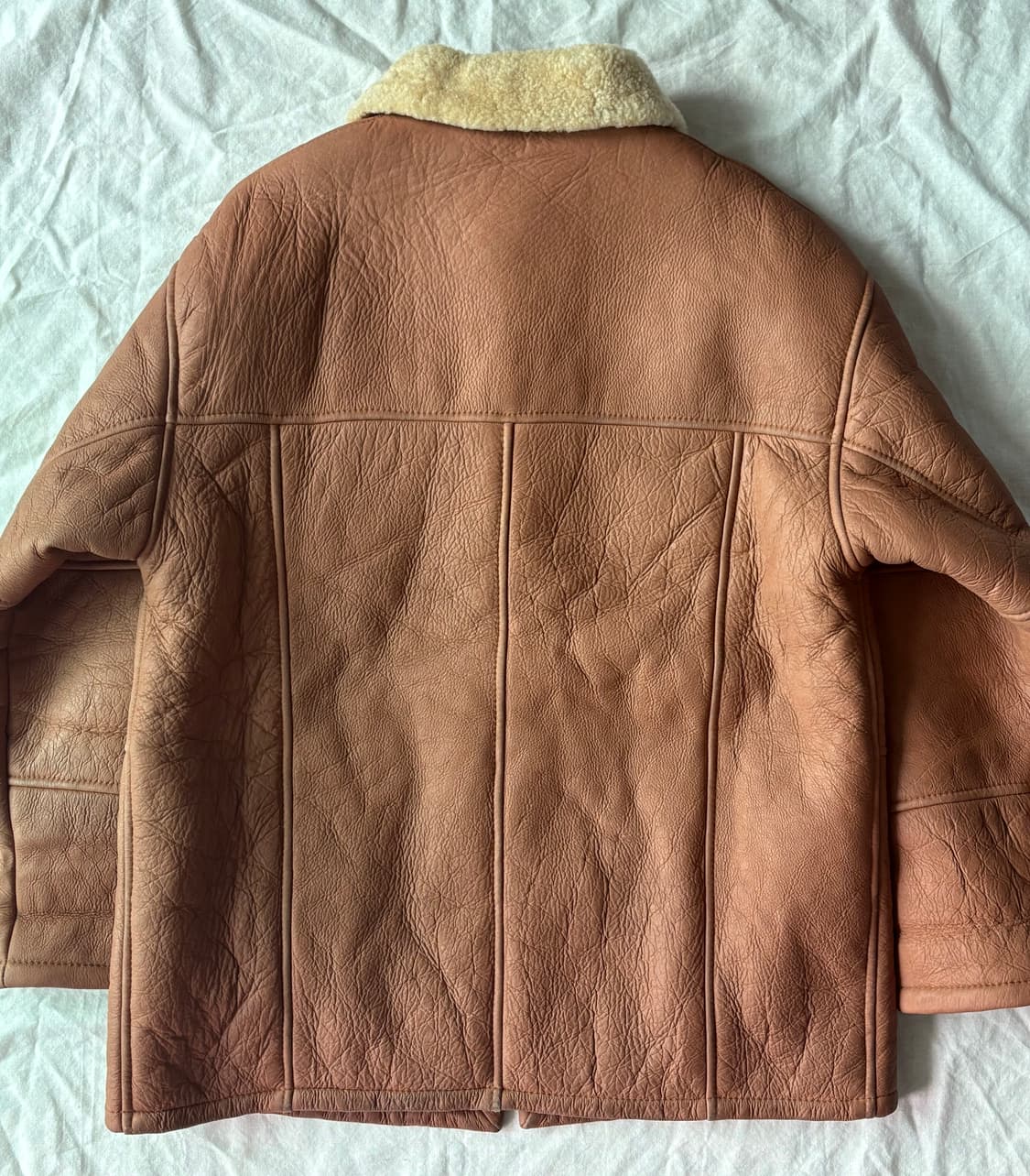 Vintage JOHNS HAMER 양가죽 무스탕 상품이미지2