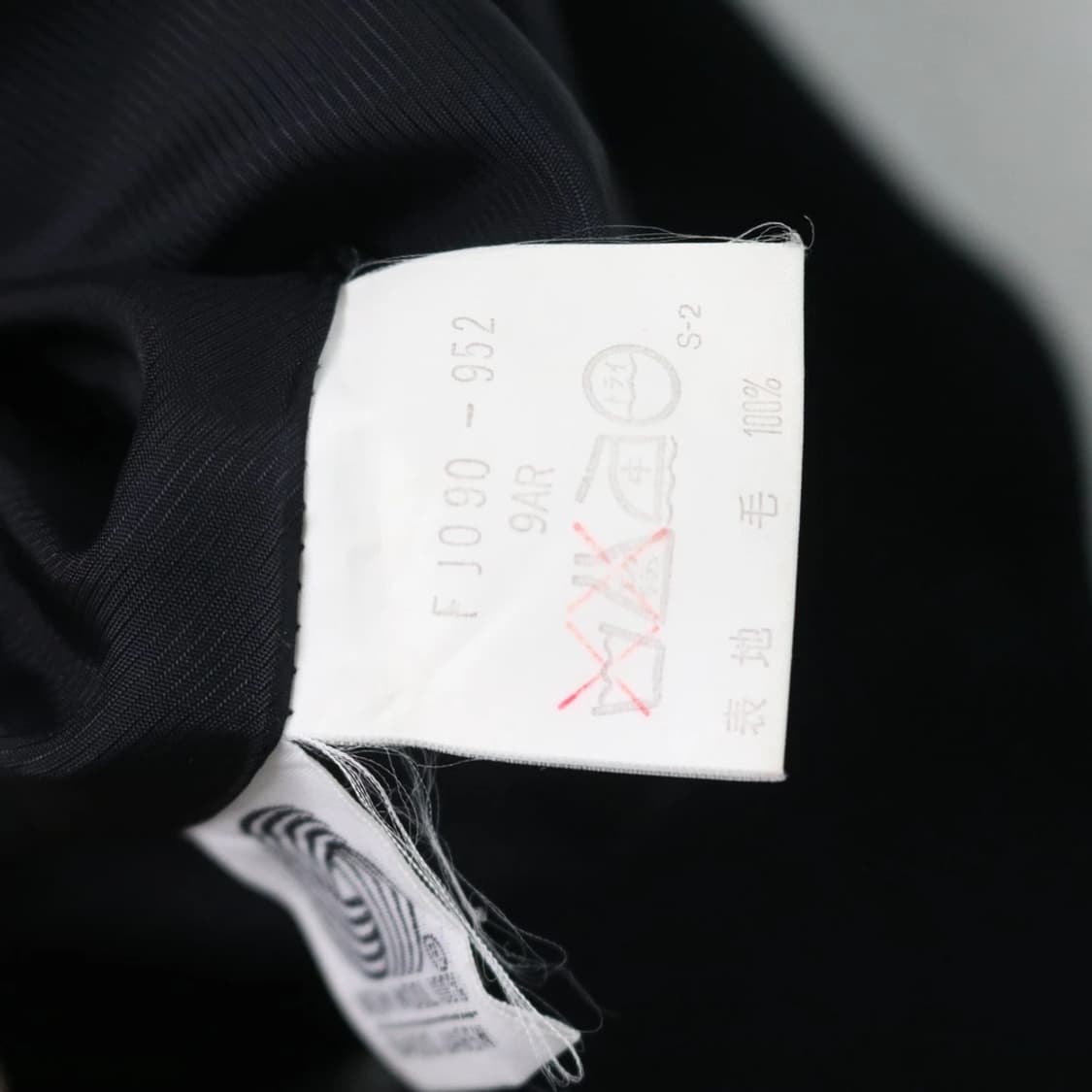 90'S 버버리 울 캐시미어 혼방 숏 더블 코트 60869 상품이미지6