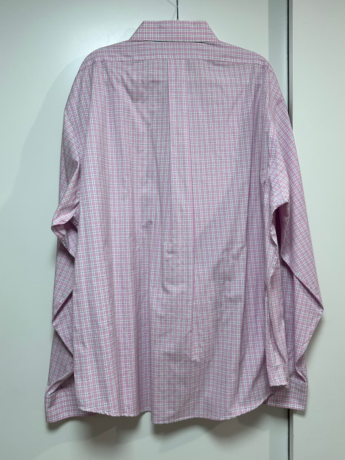 커클랜드 핑크 체크 긴팔 셔츠 상품이미지6