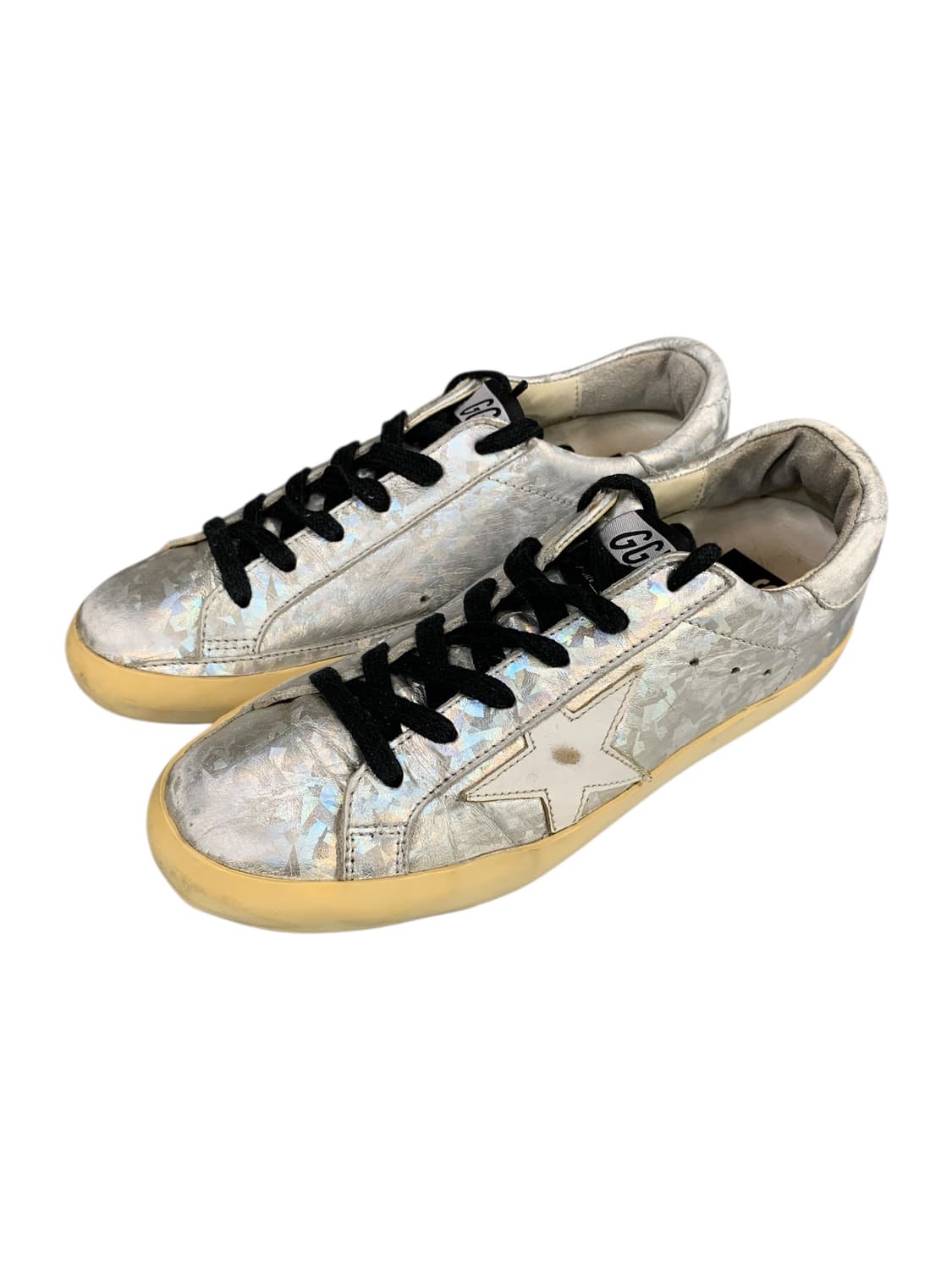 골든구스 슈퍼스타 글리터 스니커즈 실버 36(230) (Gr-3157) 상품이미지5