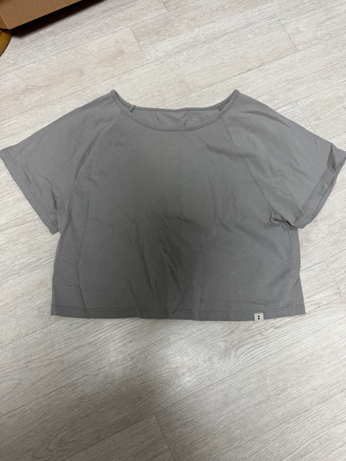 소함소함 요가복 크롭 쇼트탑 라이트그레이 상품이미지1