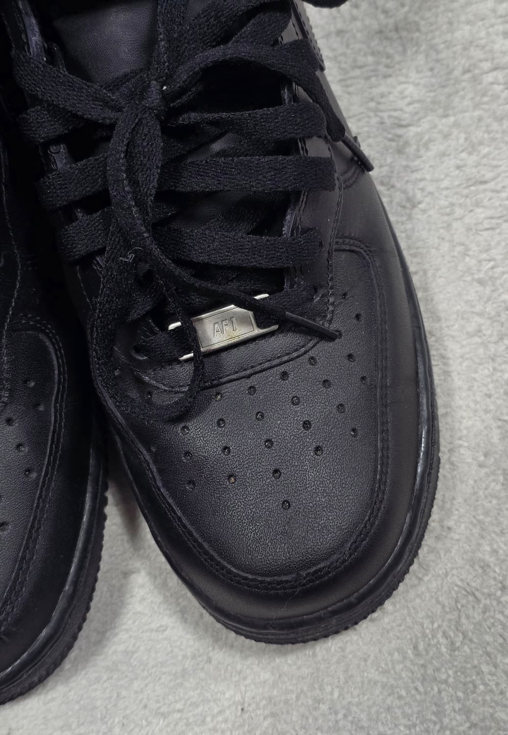 나이키 에어포스1 07 미드 올검 블랙 260 상품이미지3