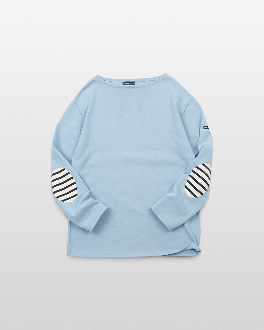 SAINT JAMES Elbow Patch Boat Neck Shirt  상품이미지1