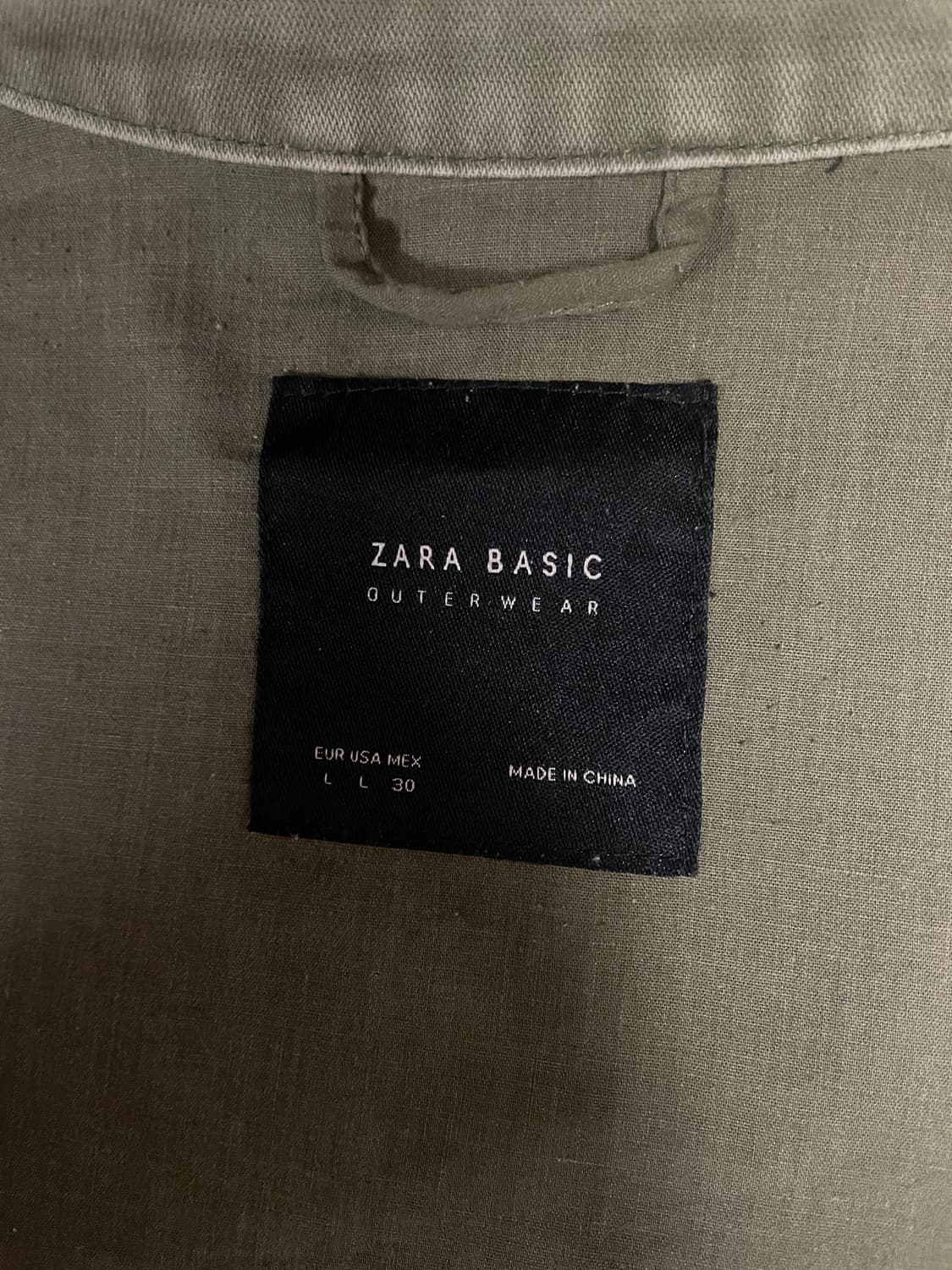 [L-100] 자라 플라워 자수 m65 빈티지 야상 상품이미지9