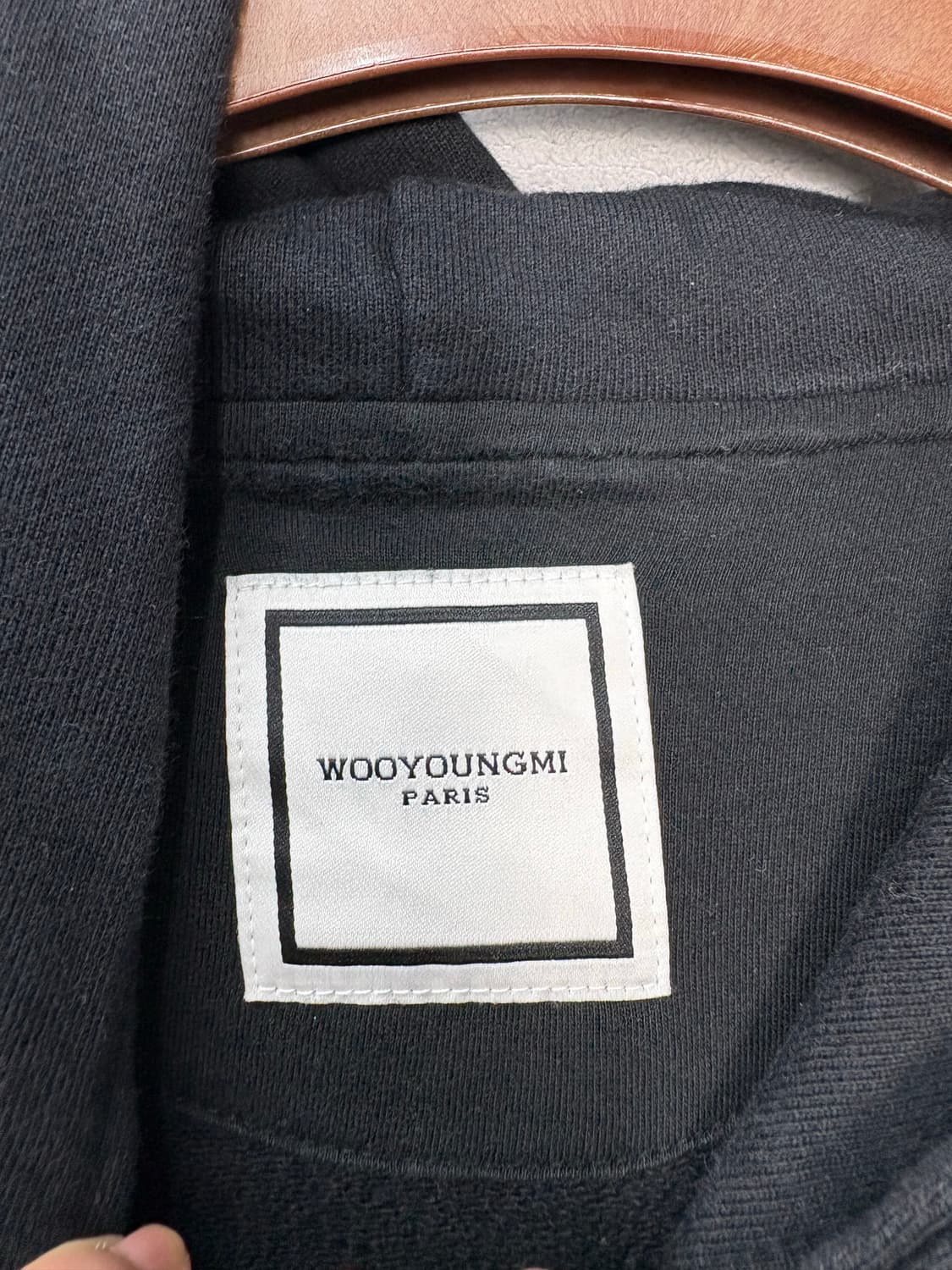 우영미 백로고 후드티 A2054 상품이미지7