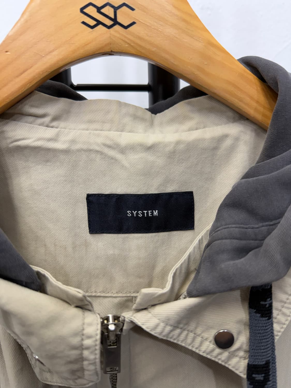 정품) SYSTEM 시스템 한섬 후드 야상 자켓 88 상품이미지7