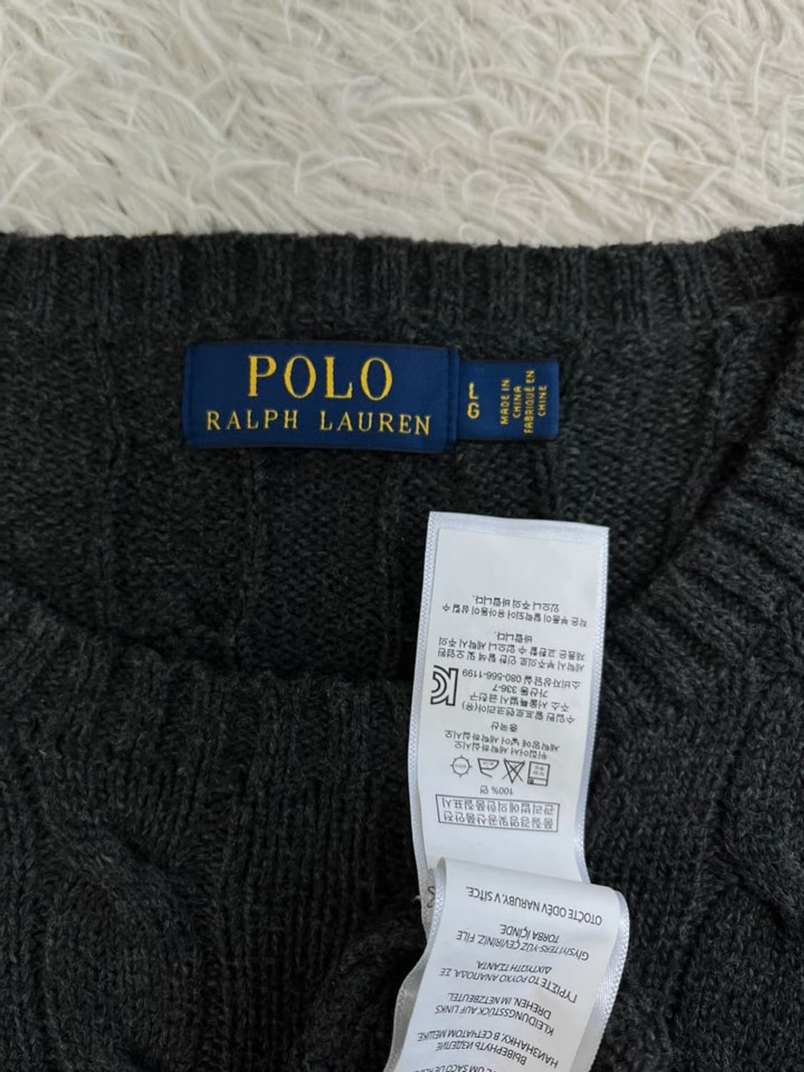 폴로 랄프 로렌 꽈배기 니트/#3196 상품이미지4