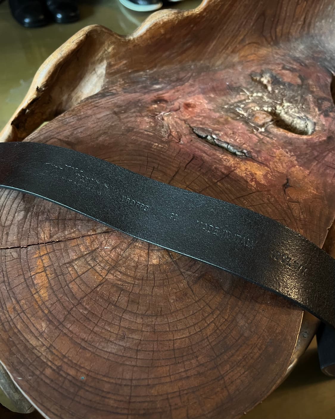 John Galliano Big WX Buckle Leather Belt 상품이미지7