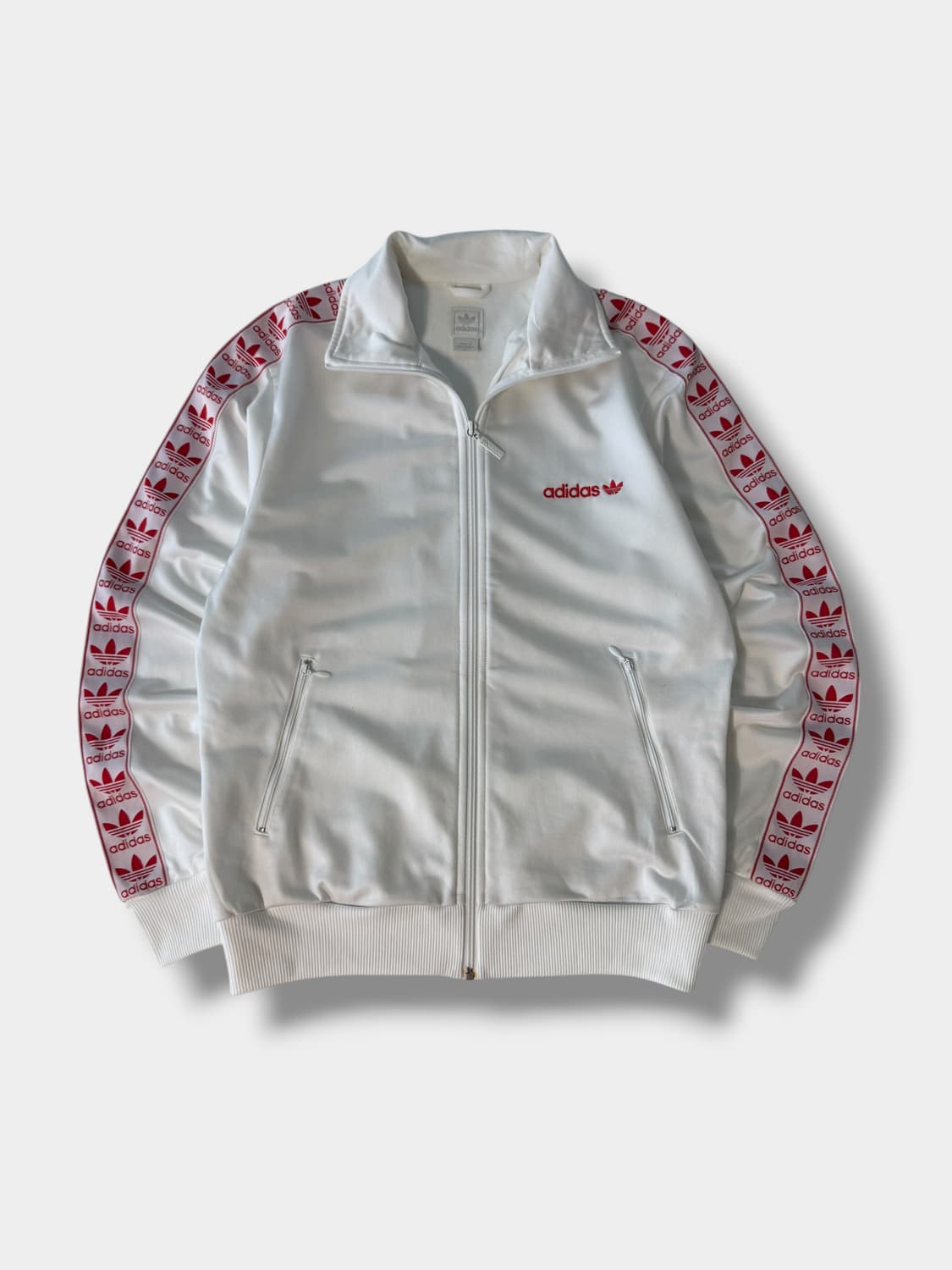 아디다스 90‘s 루즈핏 사이드라인 화이트 트랙 져지 상품이미지1