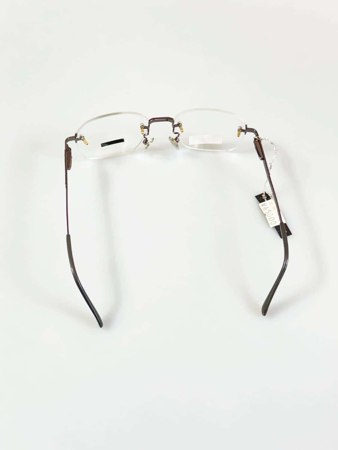 ISSAQUAH 2000 무테 스퀘어 메탈 프레임 빈티지 안경 상품이미지6