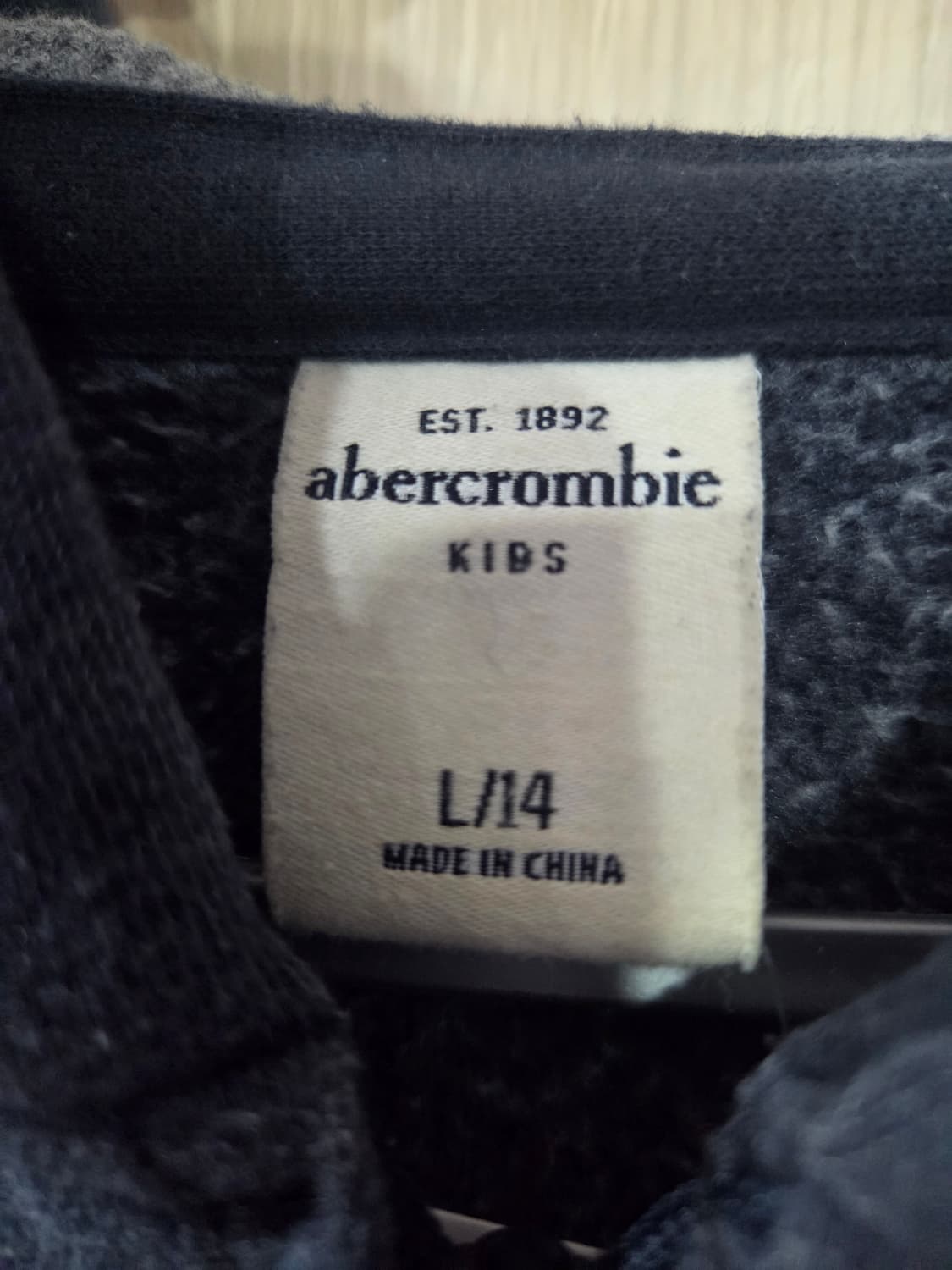 아베크롬비 네이비 후드집업 상품이미지3