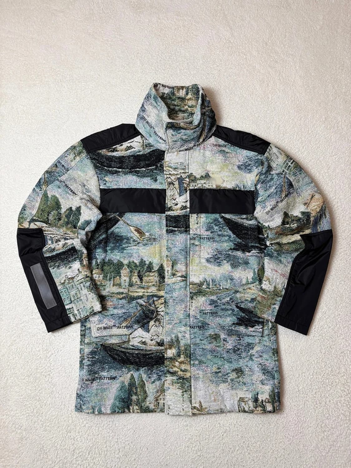 오프화이트 x 에두아르 마네 19ss 명화 자카드 파카 자켓 PN6554 상품이미지1