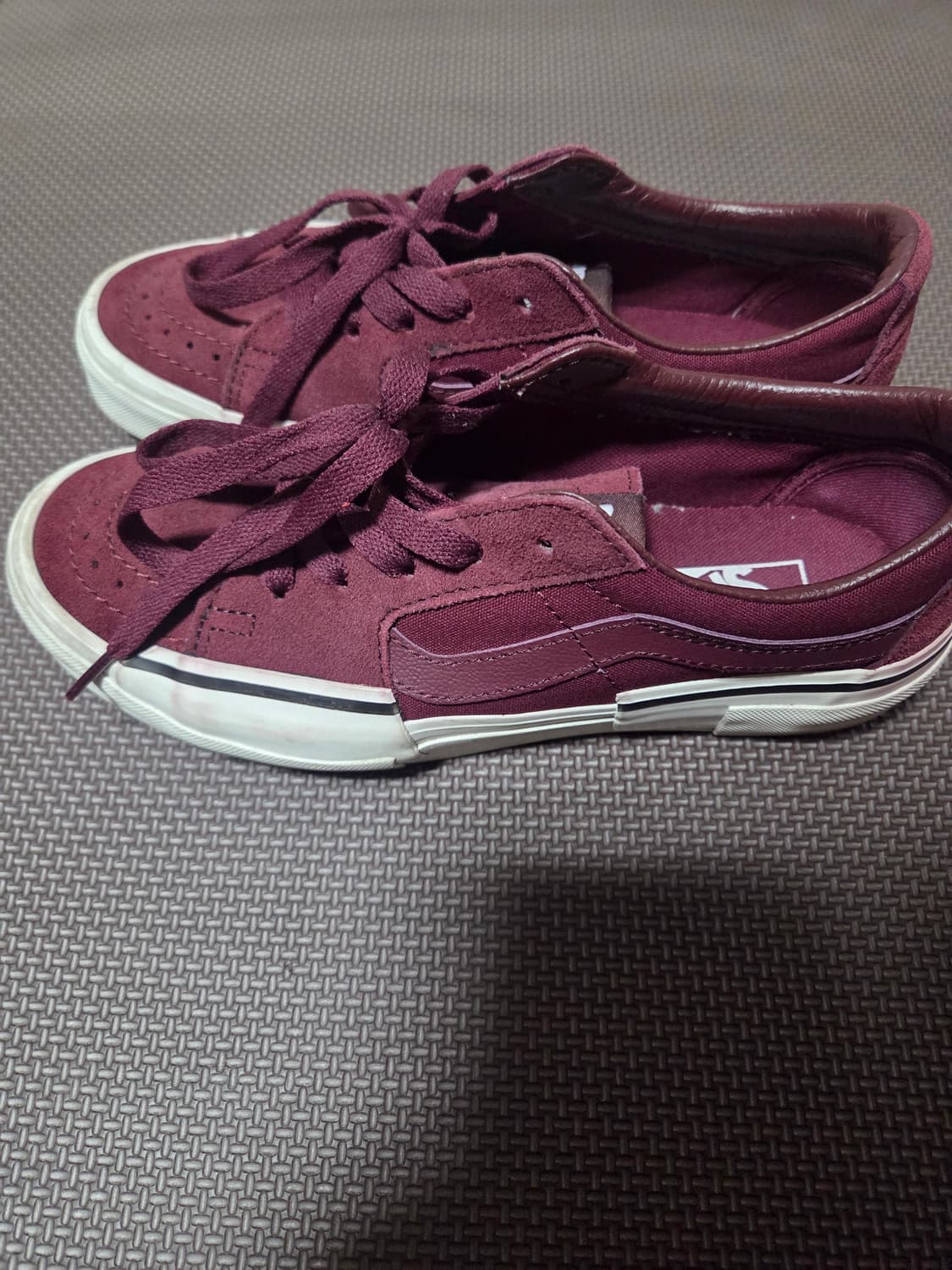 반스 스케이트 로우 어레인지 버건디 스웨이드 240 상품이미지1