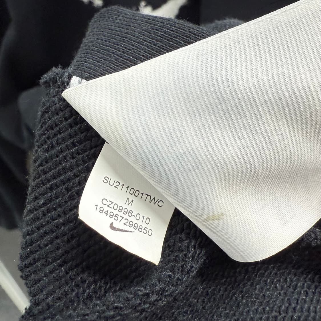 [M] 나이키 피그먼트 블랙 후드티 상품이미지6