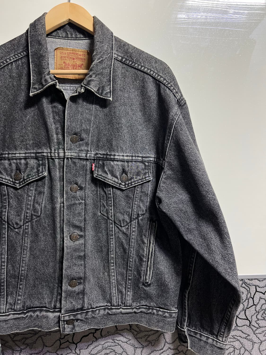 빈티지 리바이스 70507-4858 흑청 트러커 자켓 상품이미지4