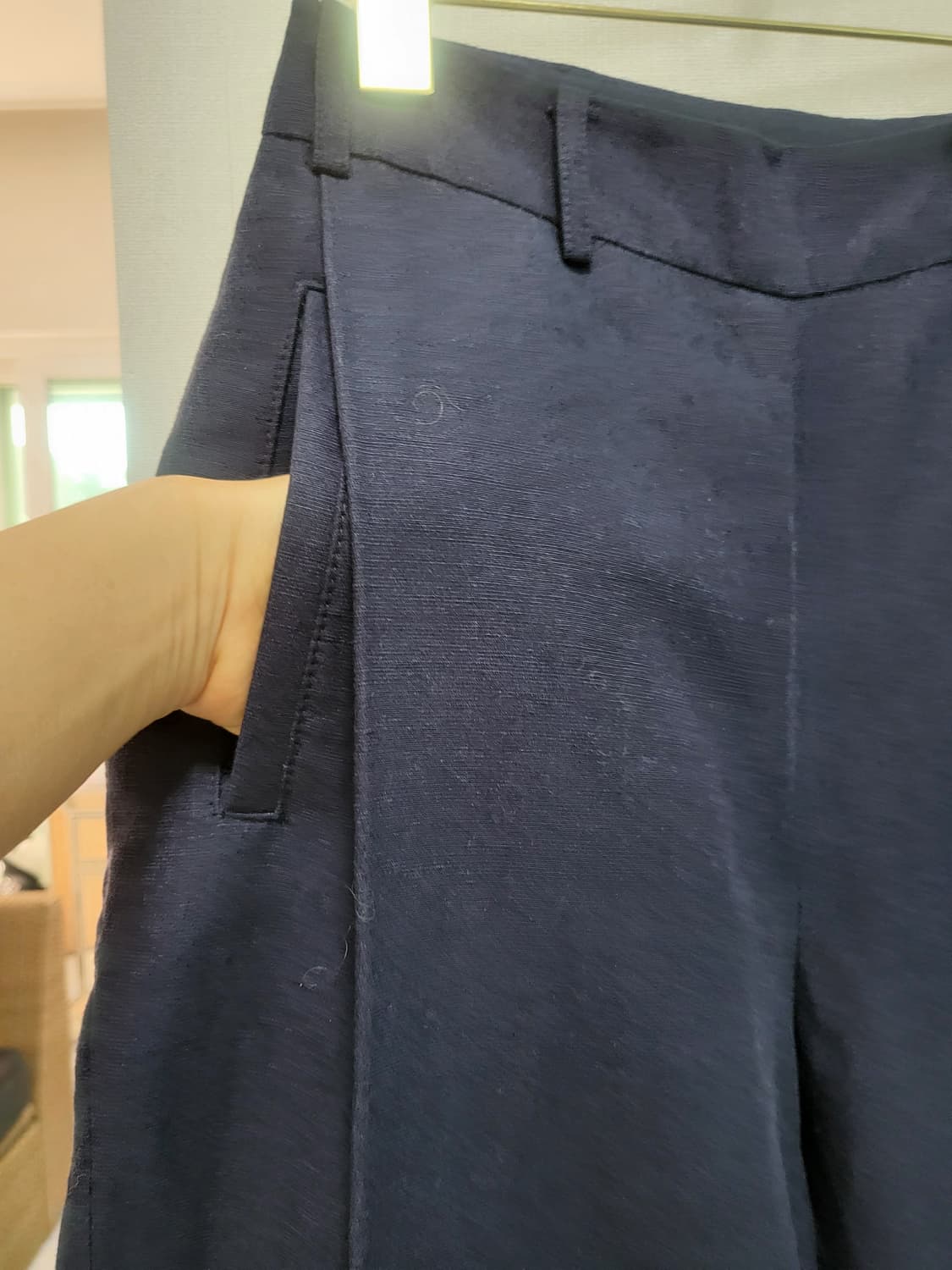 (새제품 수트세트50만원대->6만5천)고급여성 오버사이즈 린넨수트 F 상품이미지7