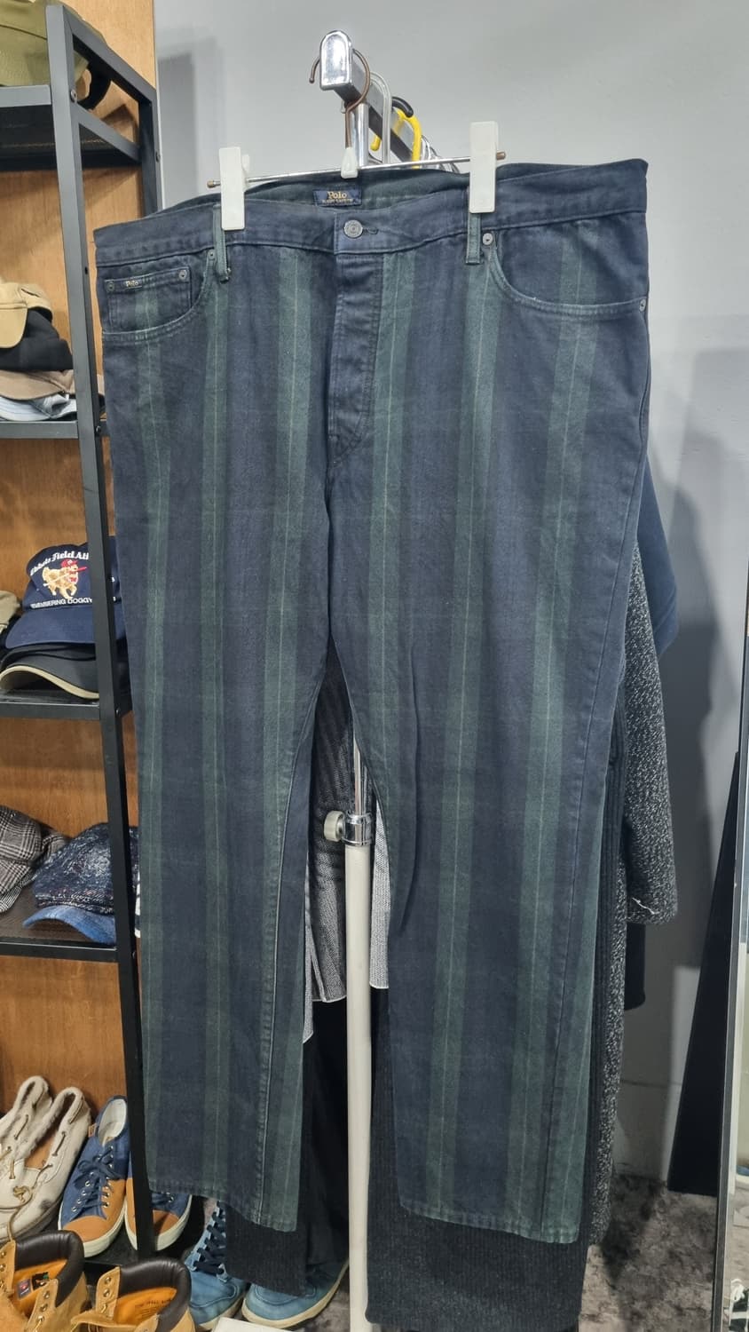 polo Ralph Lauren 빅사이즈 체크무늬청바지 42size 상품이미지1