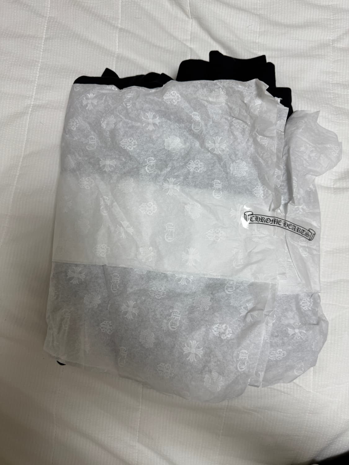 크롬하츠 넥로고 크루넥 스웨트셔츠 블랙 L사이즈 상품이미지2