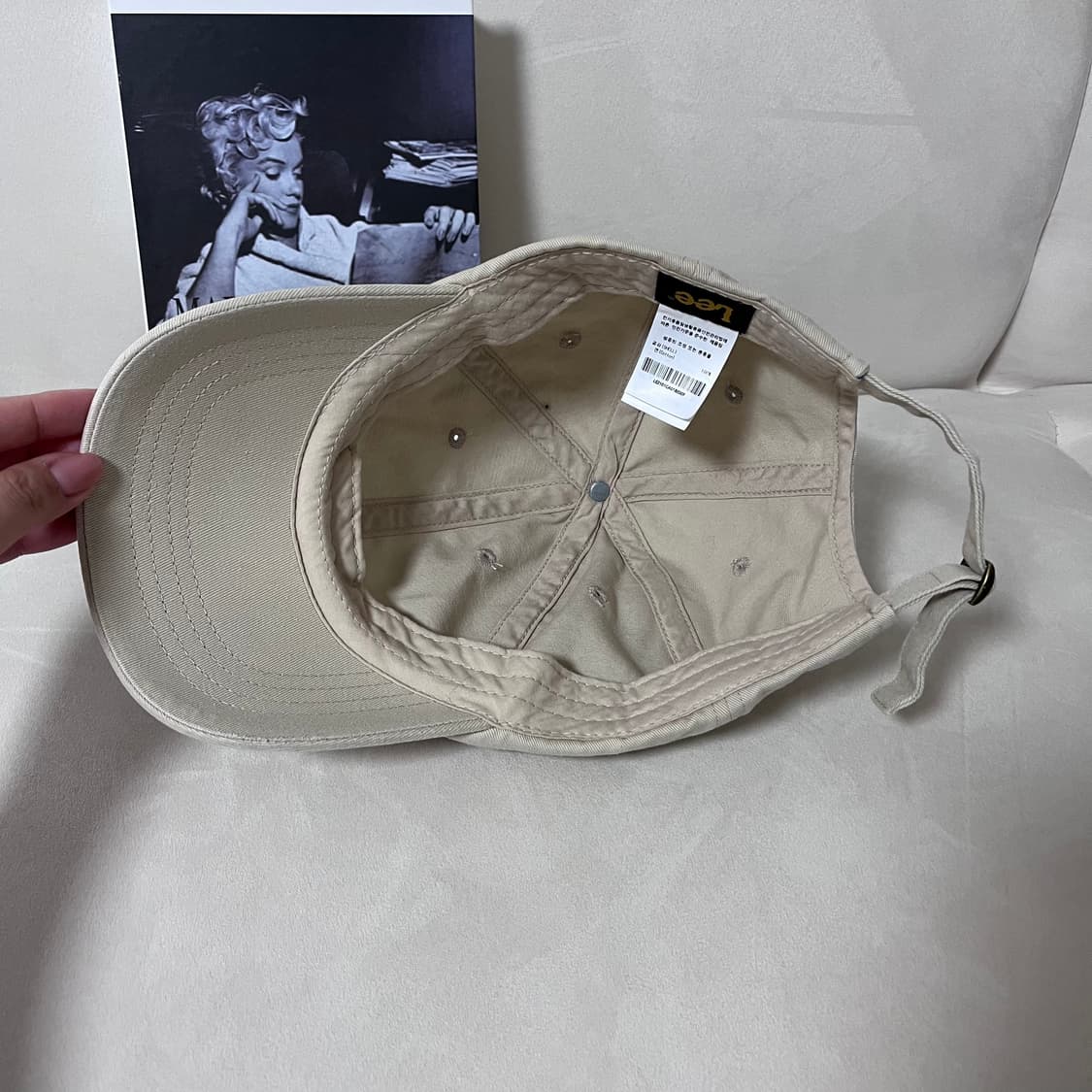 [정품] Lee 베이지 모자 상품이미지4