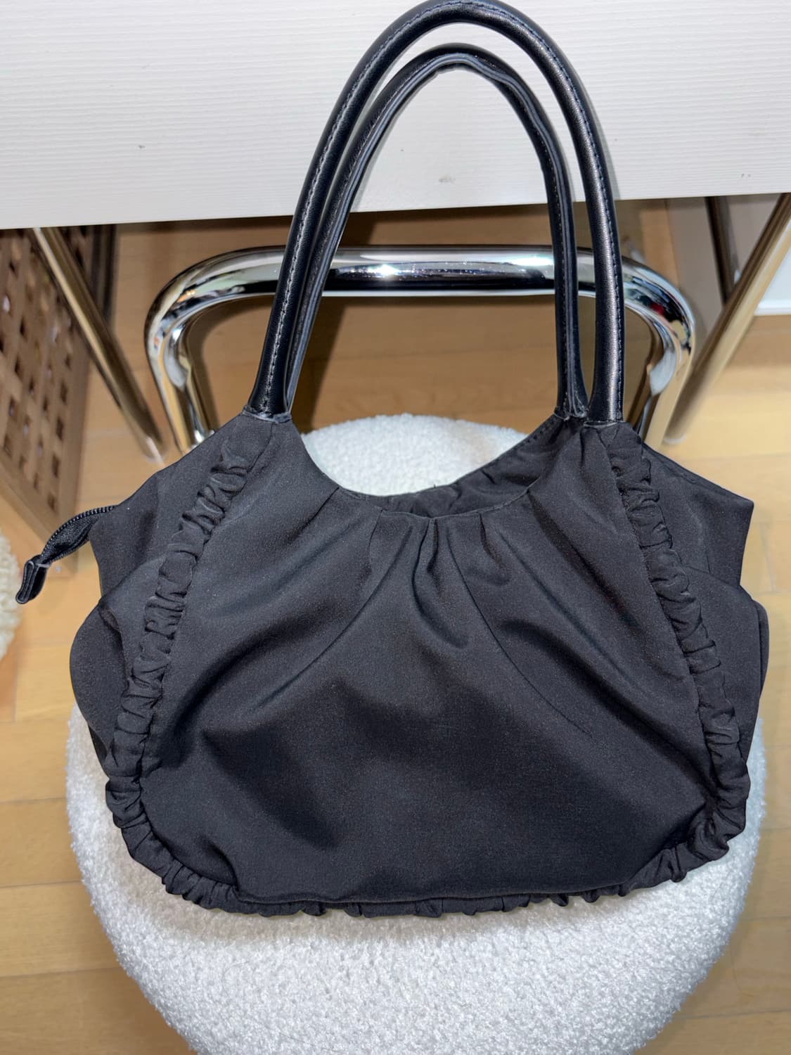 Y'SACCS Yohji Yamamoto 요지야마모토 셔링 토트/숄더백 상품이미지4