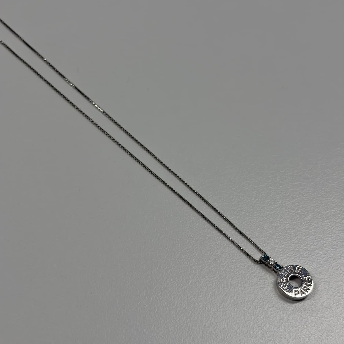 셀린느 사파이어/다이아 링 목걸이 상품이미지9