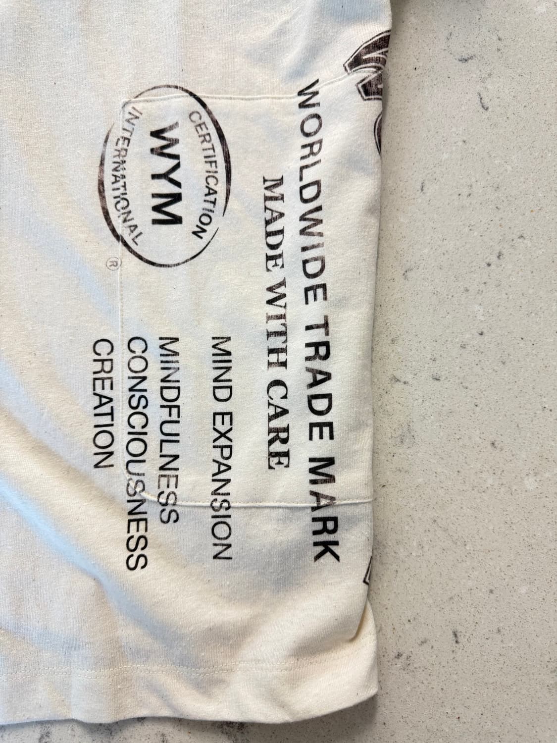 [새제품] 우영미 25ss 아이보리 그래픽 티셔츠 48 상품이미지10