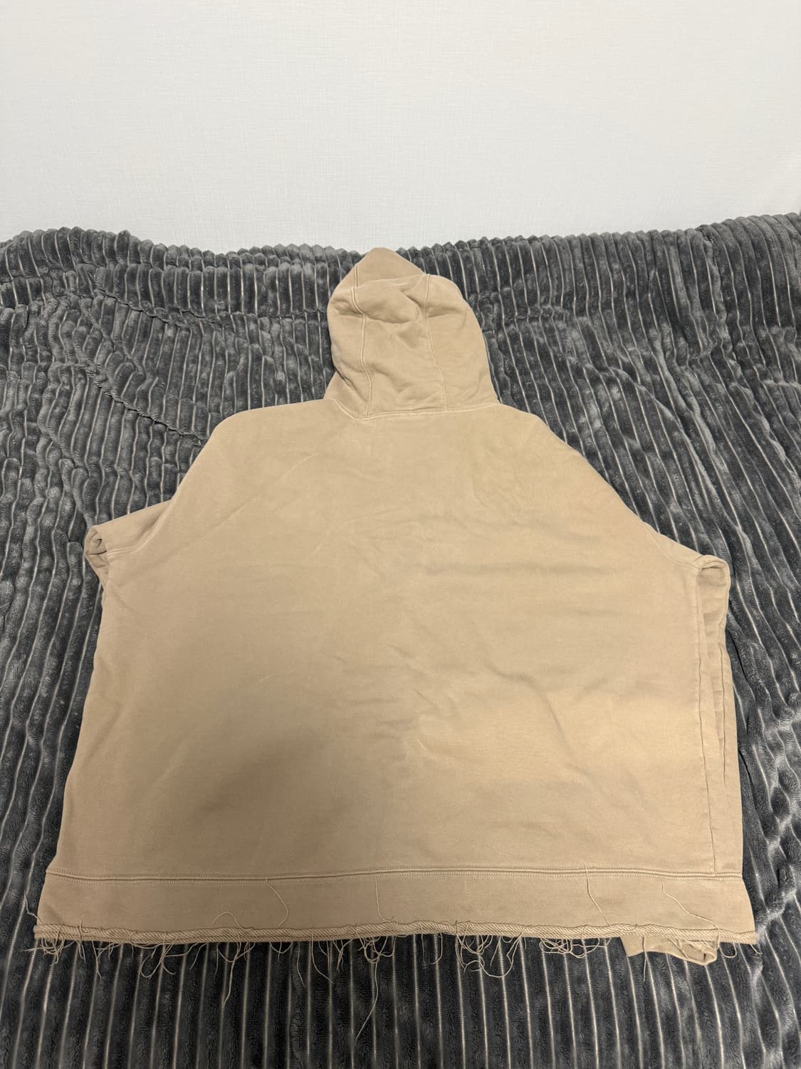 블랙아웃 컷티드 후드티 L사이즈 상품이미지2