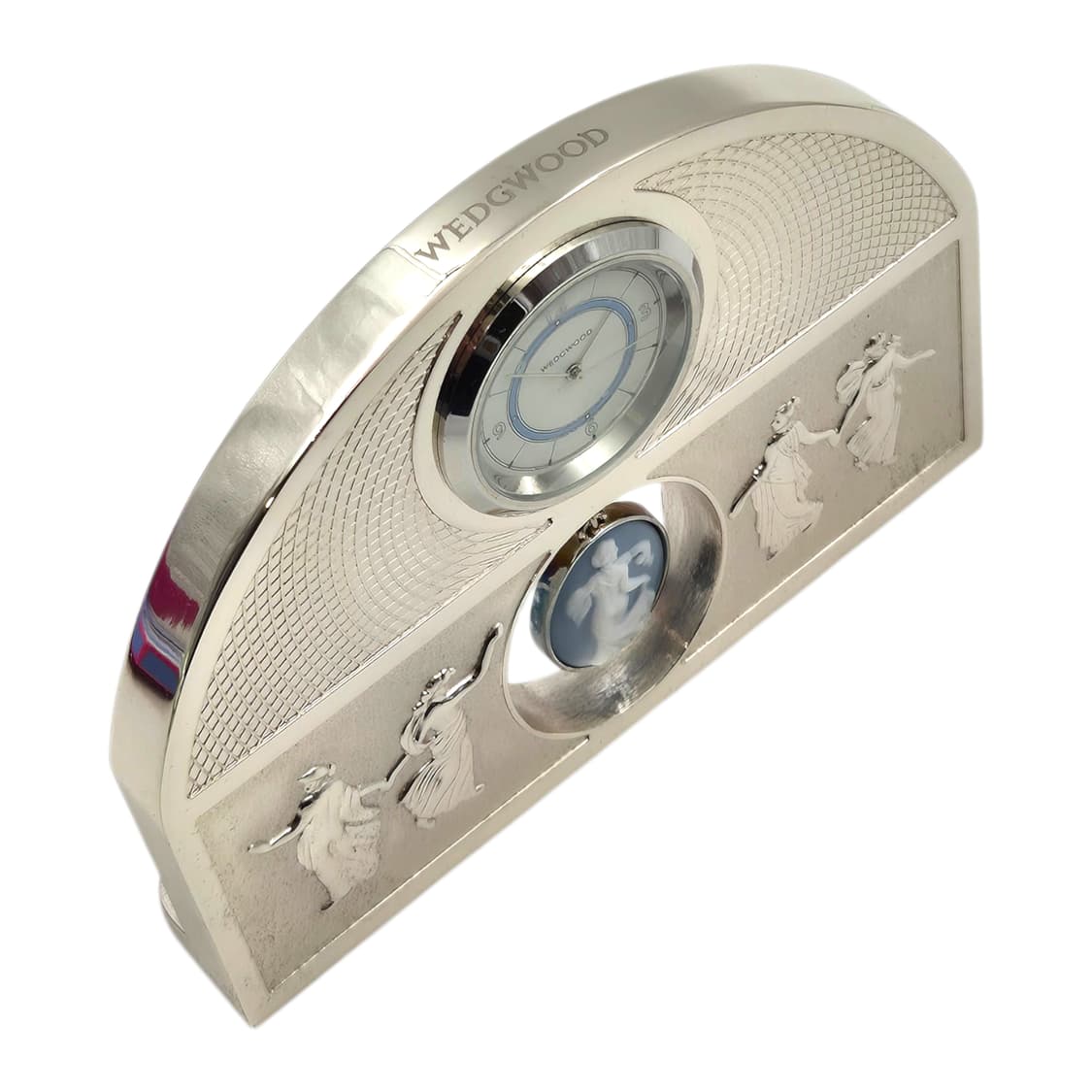 80s 영국 웨지우드 뮤즈 제스퍼 실버 시계 상품이미지4