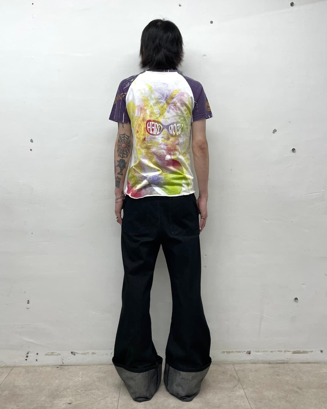 Retro Girl Star Purple T-shirt 상품이미지6