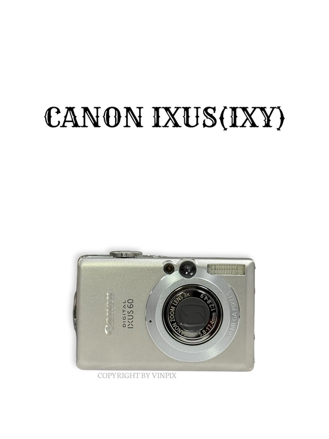 캐논 익서스 ixus 60(ixy 70) 빈티지 디지털 카메라 디카 상품이미지1