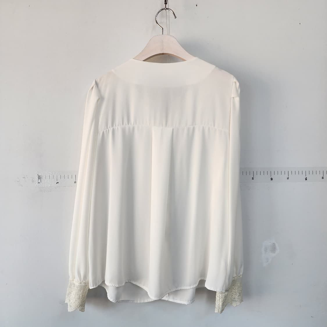 Olivia 레이스 블라우스 아이보리 상품이미지5