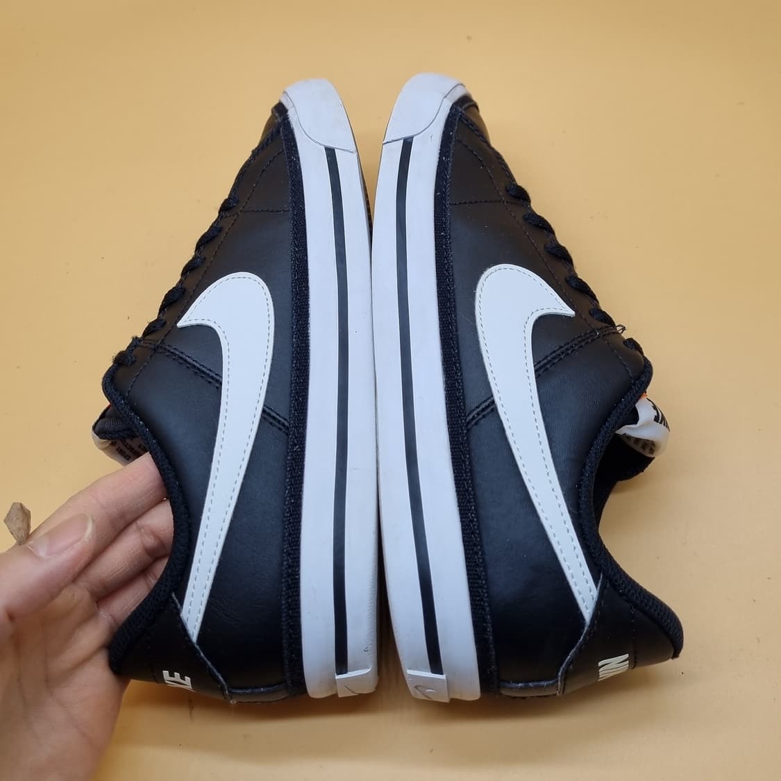 나이키 코트 레거시 레더 블랙 스니커즈240  상품이미지5