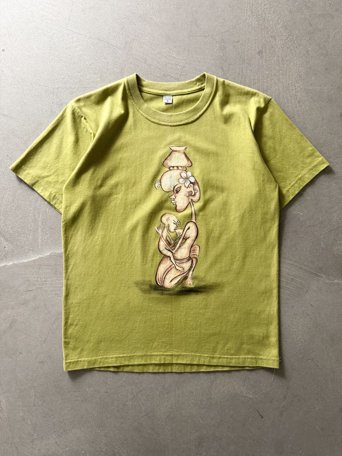 Vintage Hand Painted Tribal Art Tee 상품이미지1