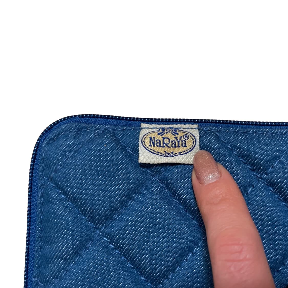 Padded Denim Laptop Cover Bag 15 Inch 상품이미지2