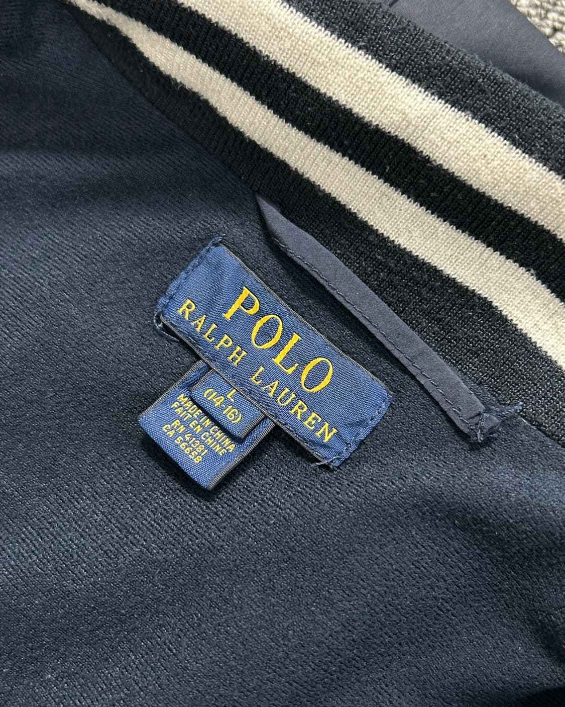 폴로 랄프로렌 네이비 폴리쉘 블루종 자켓  상품이미지7