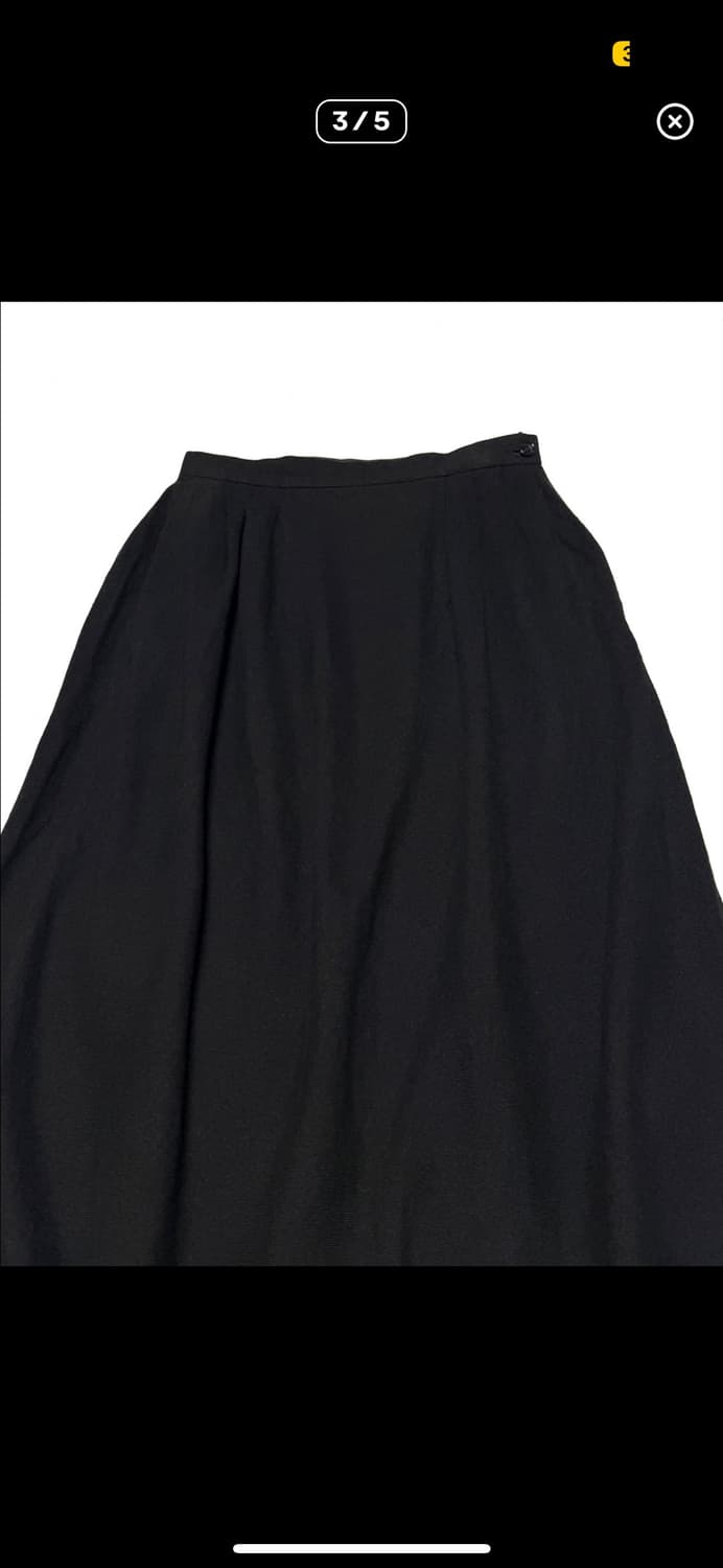 OOs Comme des Garcons Tricot linen skirt 상품이미지3