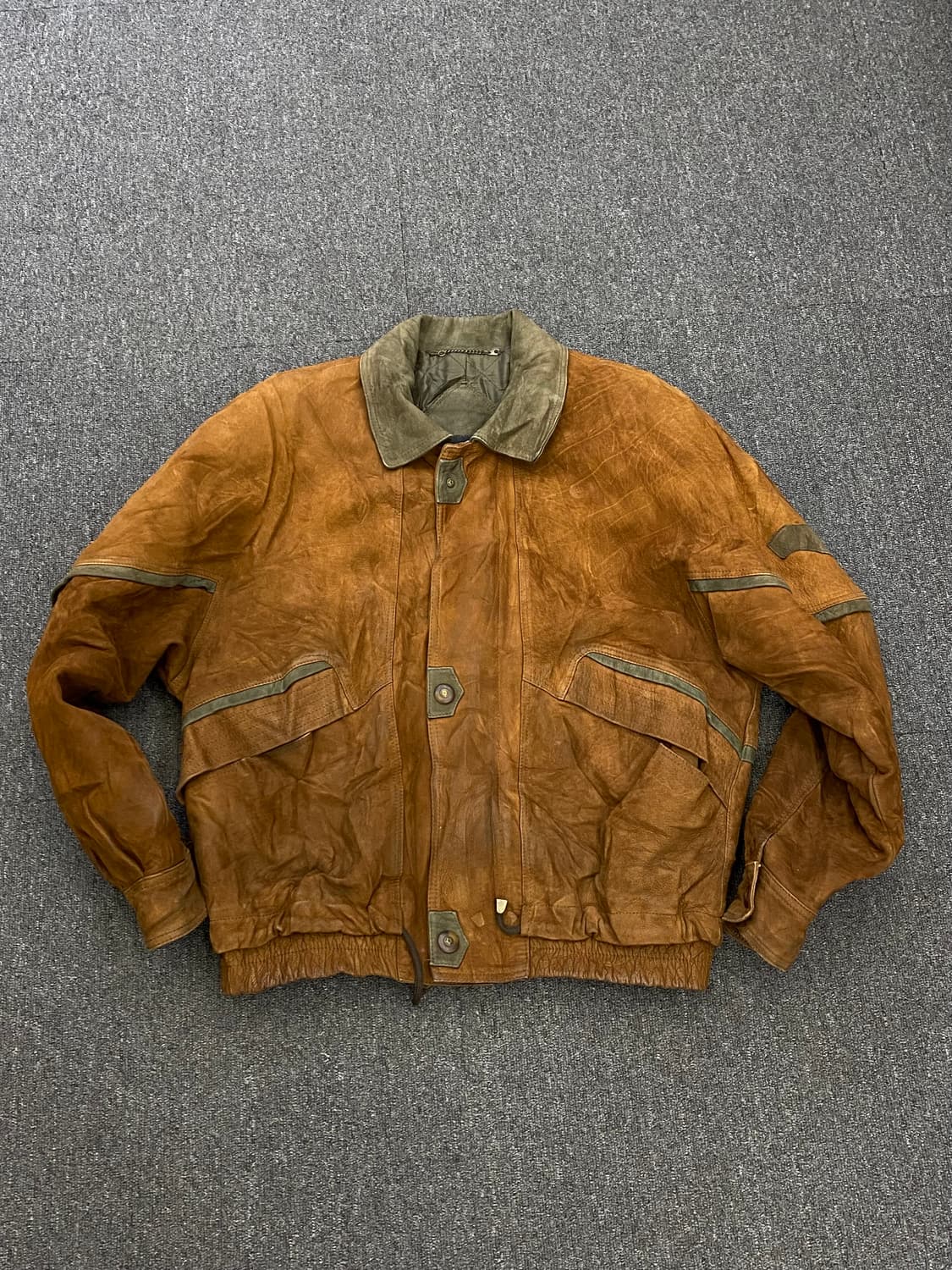 90s 오스트레일리아 스웨이드 레더(양가죽) 상품이미지2