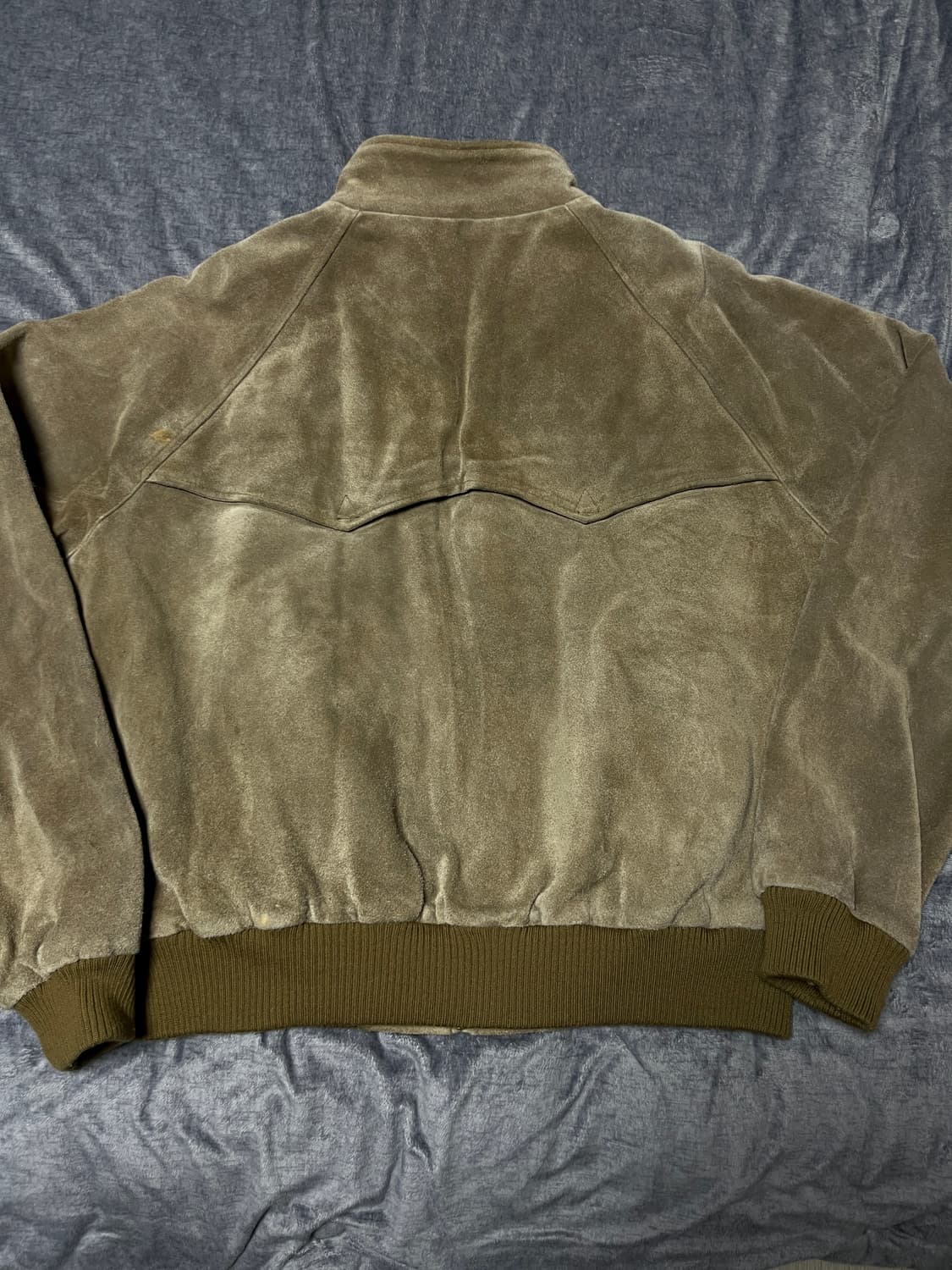 폴로 랄프로렌 90s 스웨이드 바라쿠타 해링턴 이종원 자켓 상품이미지9