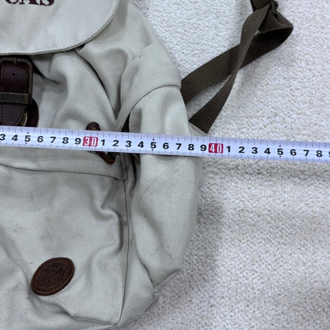 실측확인 루카스 빈티지 백팩 0316E 상품이미지6