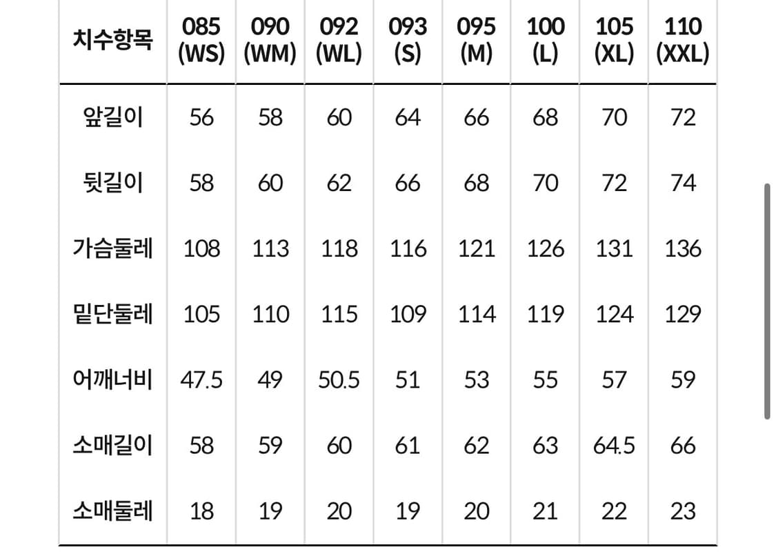 노스페이스 벤투스 온 자켓 블랙 092(WL) 우먼 라지 패딩 상품이미지3