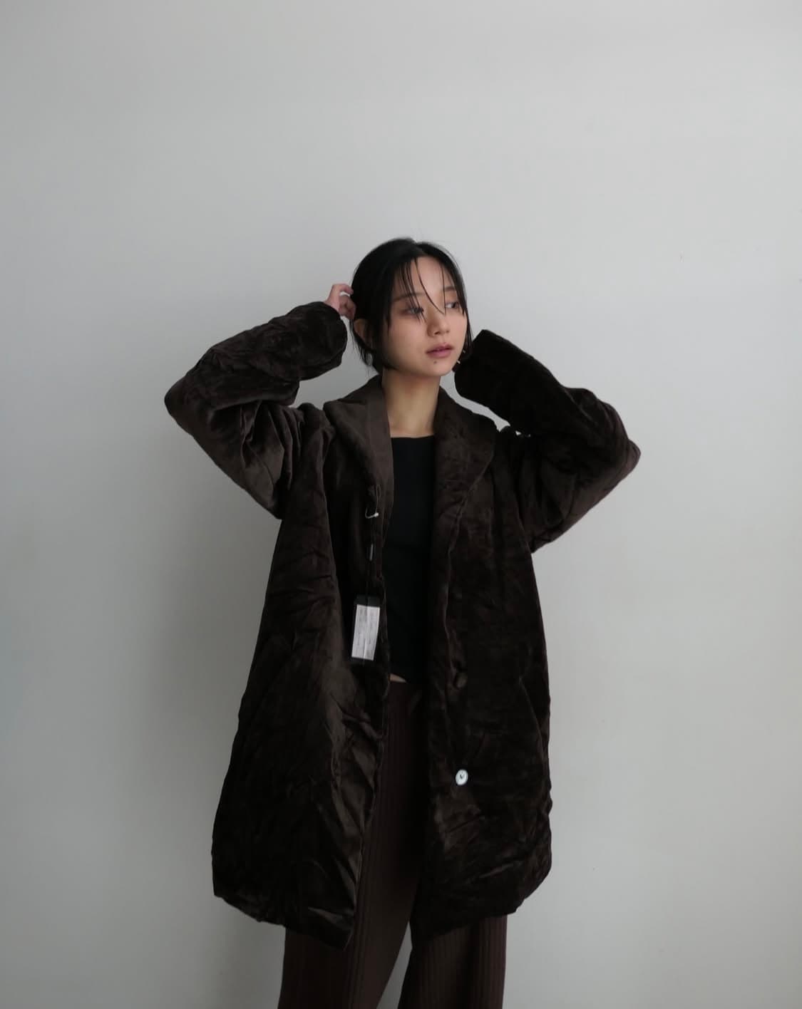 빈티지 낙원 벨로아 다운 점퍼 상품이미지4