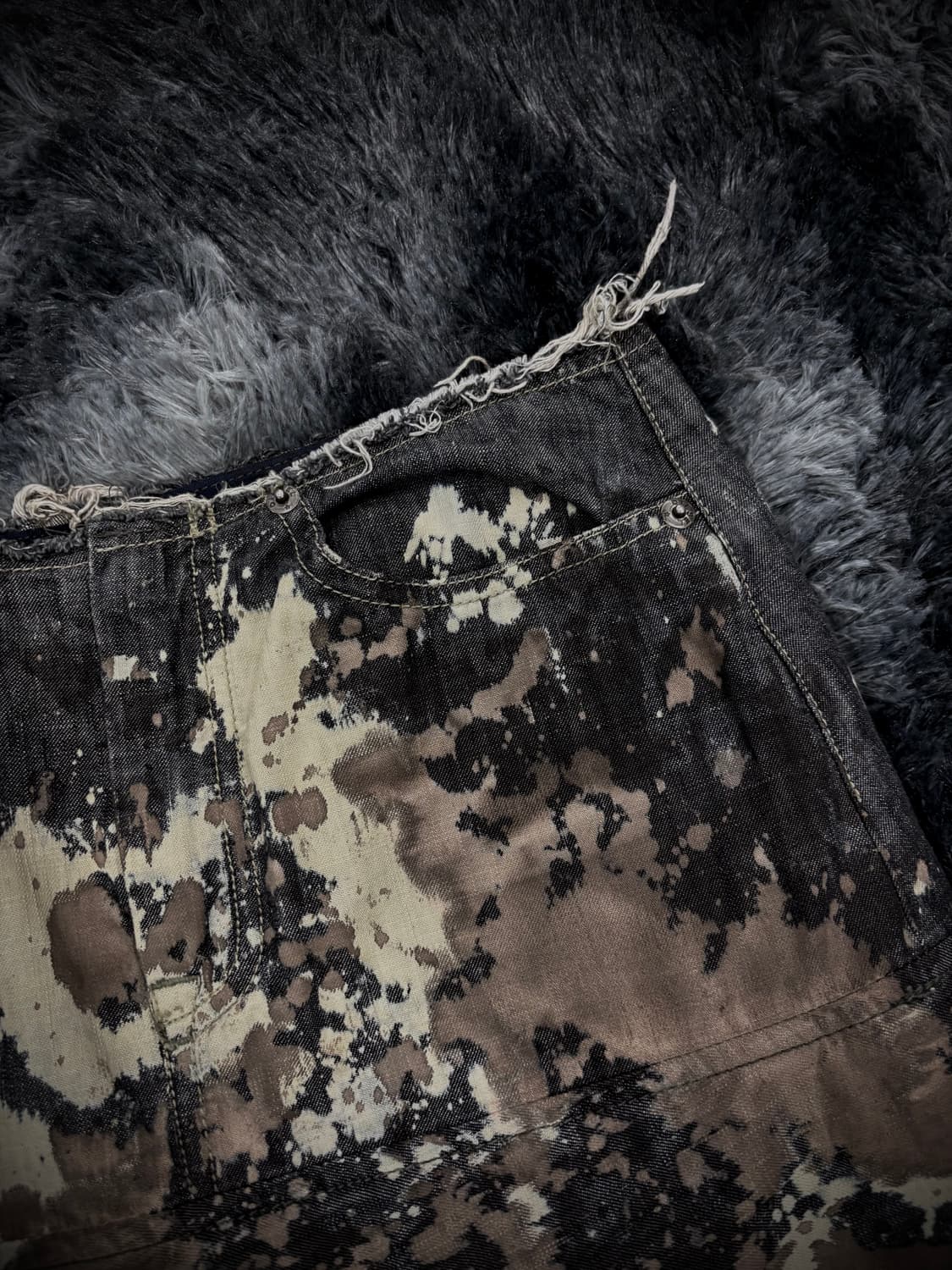 Diesel 타이다이 언발란스 스커트 상품이미지5