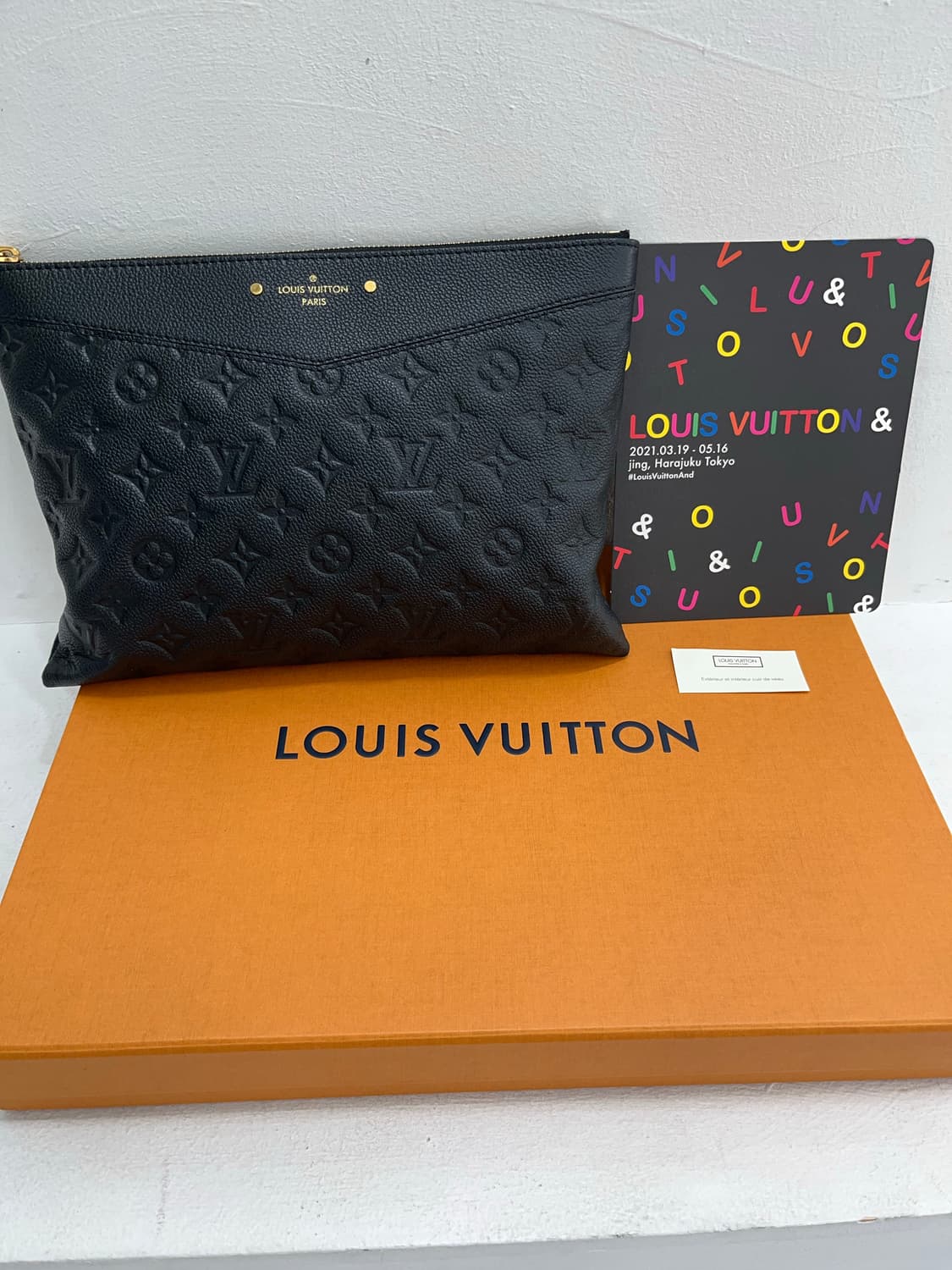 루이비통 데일리 파우치 앙프렝뜨 블랙 상품이미지1