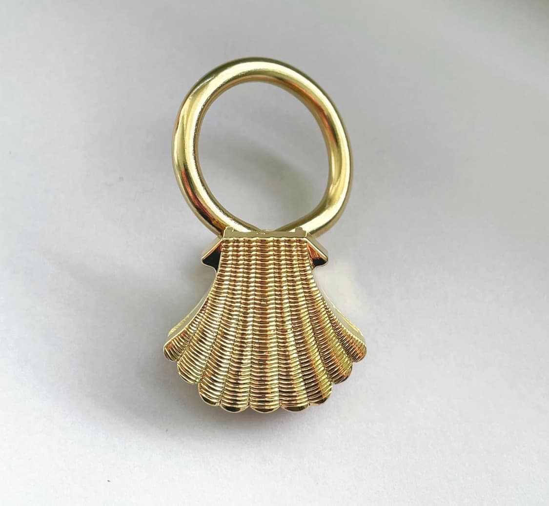  일본 빈티지 조개모양 커튼 클립 6개 세트 상품이미지4