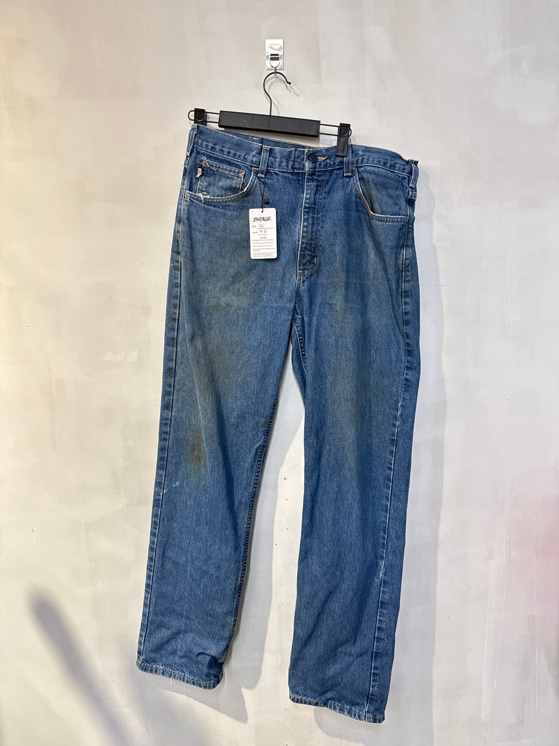 칼하트 중청 데님팬츠 상품이미지3