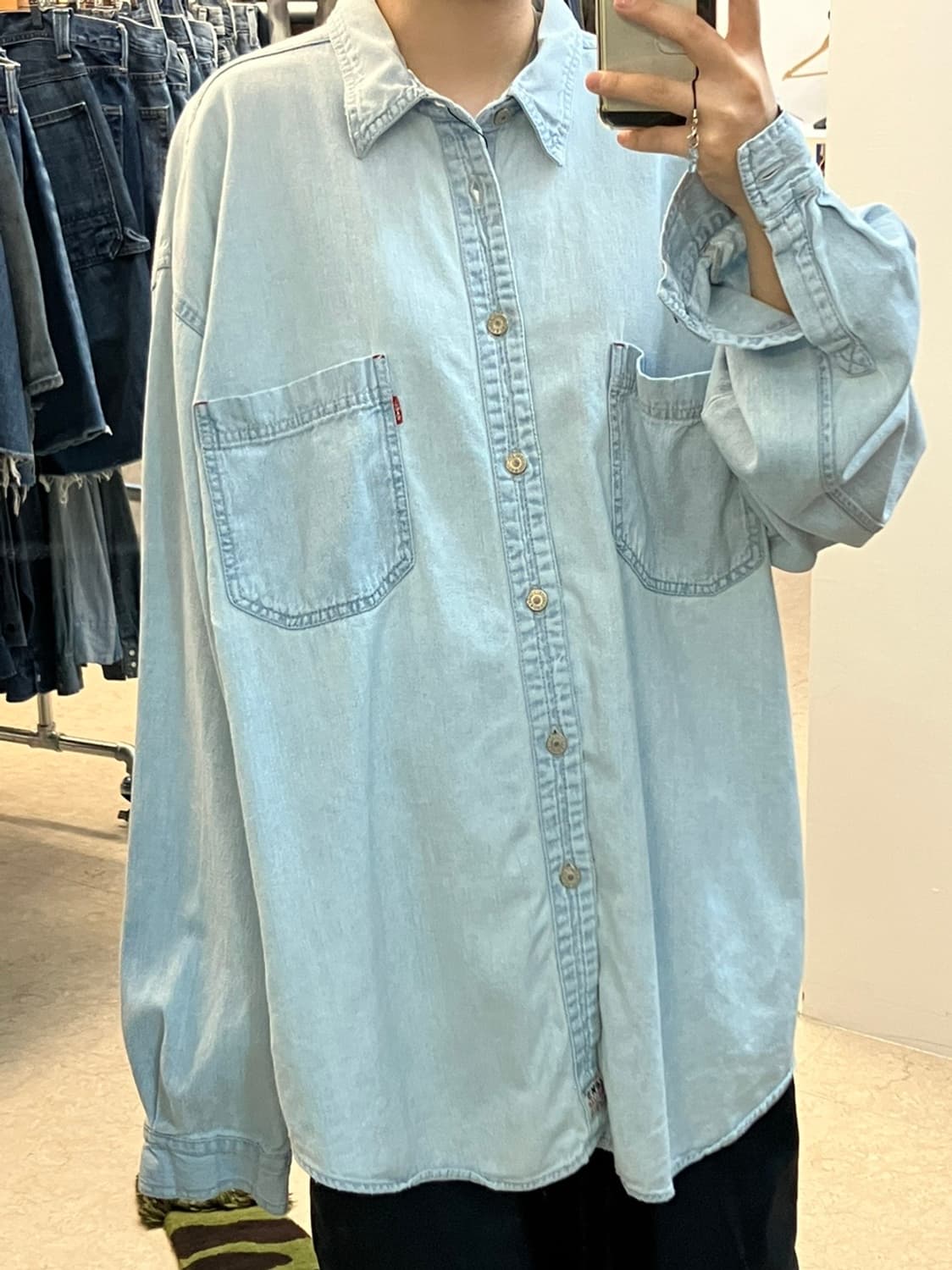 XL) Levi's 리바이스 데님 셔츠 상품이미지1