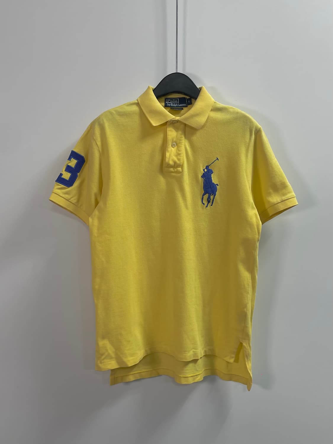 폴로 랄프로렌 빅포니 노랑 카라티 (on.640)   상품이미지1