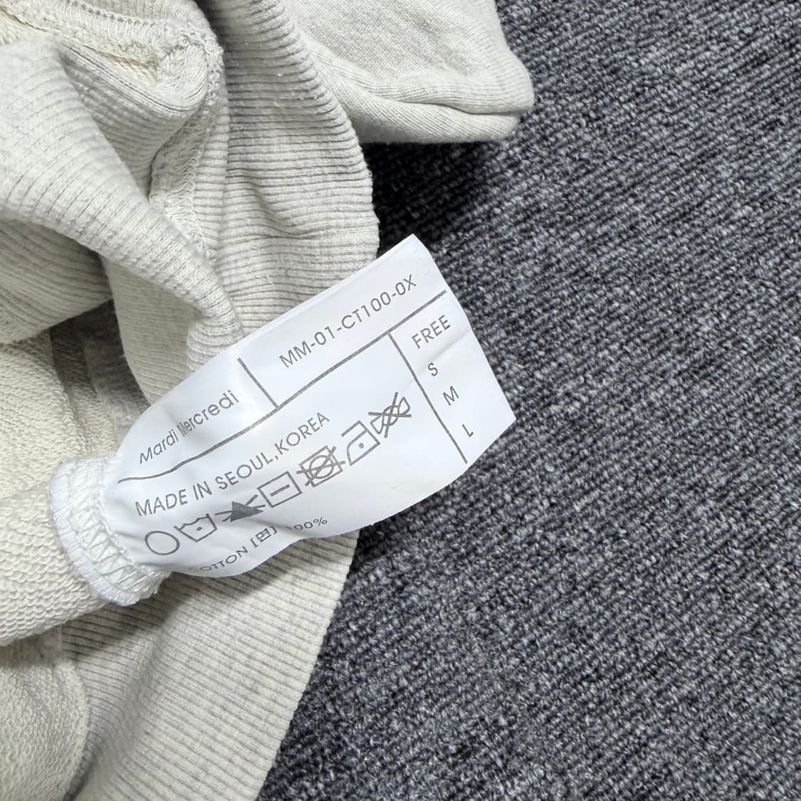 마르디 메크르디 플라워 맨투맨 상품이미지5