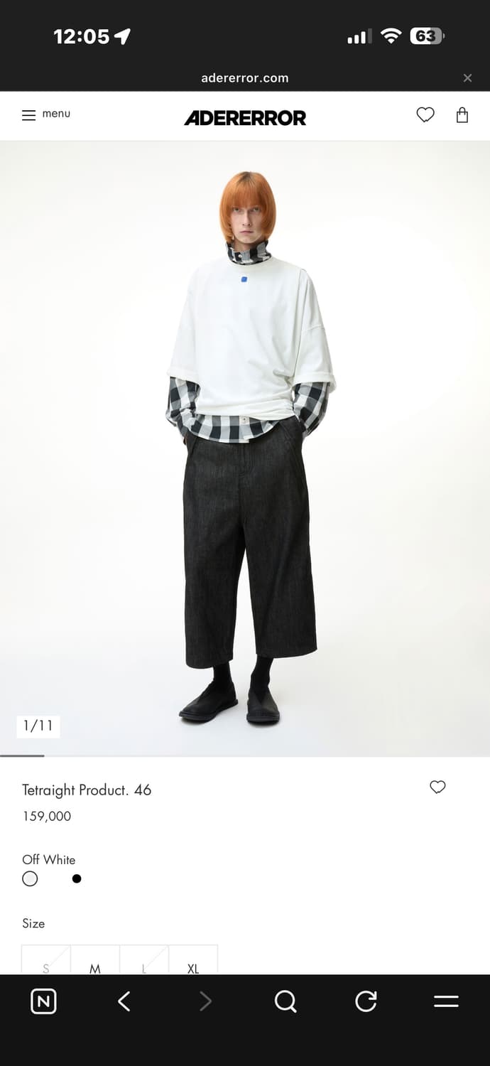 아더에러 Tetraight Product. 46 반팔 상품이미지2